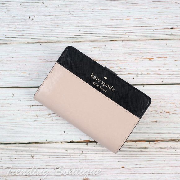 NWT Kate Spade Staci Colorblock Bifold Wallet